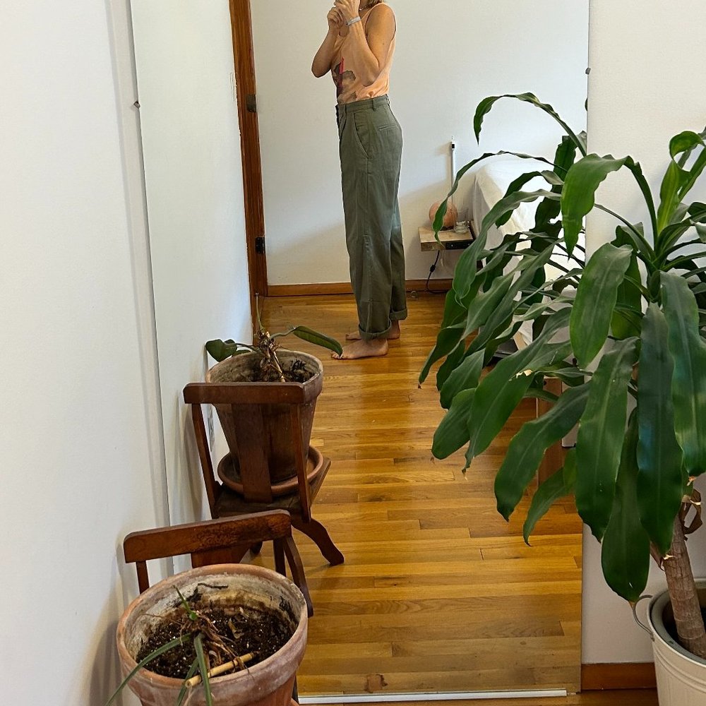 Montauk Pleated High Rise Twill Pants